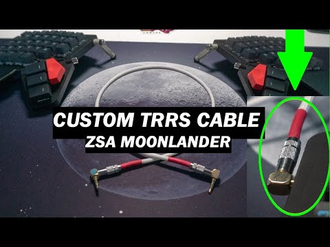 How to make a TRRS Cable for the Moonlander keyboard
