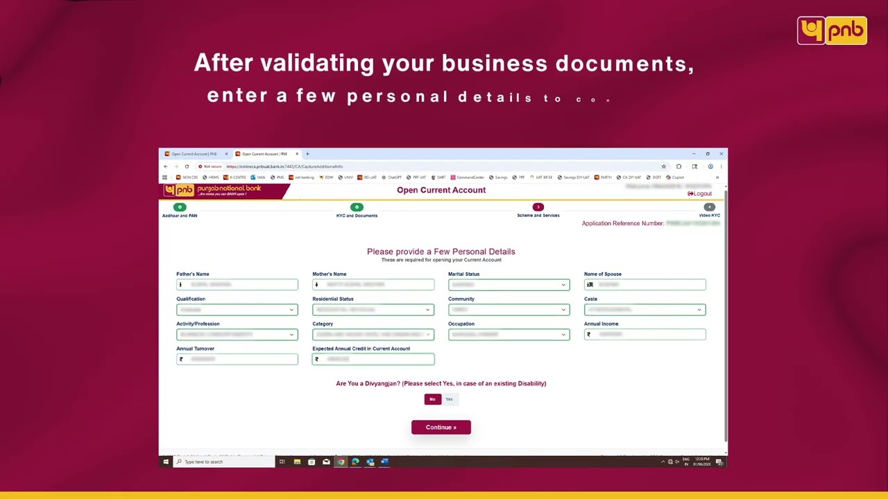 Open Your PNB Current Account Online | Simple & Digital Banking