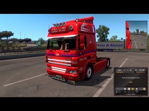 ETS2 1.35 Mods |Truck Mod| - Tour in a City of DAF CF Geranco Mod