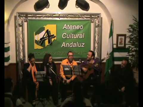 TOMÁS GUTIER: "EN DEFENSA DE LA LENGUA ANDALUZA". Actuación musical del grupo Envero 4