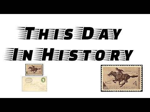 The Pony Express Starts It’s First Trip On April 3rd, 1860