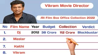Vikram Movie Director All Movie Box Office Collection 2022 || Vikram Movie Box Office