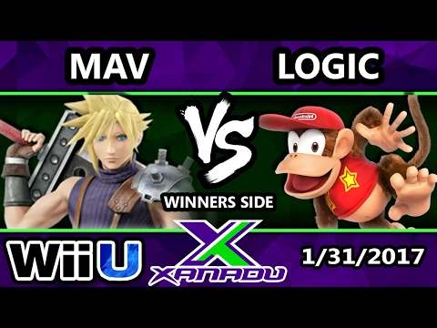 S@X 187 - Mav (Cloud) Vs. InC VGBC | Logic (Diddy Kong) - SSB4 Tournament - Smash for Wii U