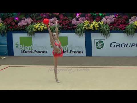 Jasmine KERBER (USA) ball - 2015 Corbeil EF (NO SOUND)
