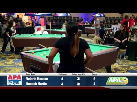 Semi-Finals - 9-Ball Shootout Championship - 2016 APA Poolplayer Championships