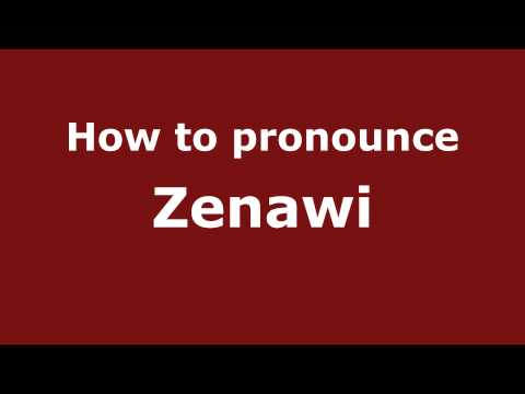 How to Pronounce Zenawi - PronounceNames.com