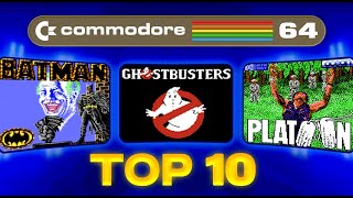 Top 10 Best Movie License Games for Commodore 64 C64