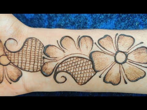 floral elements mehndi designs easy | mehndi designs for hands new and simple way