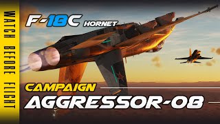 DCS - Gameplay ITA - F/A 18C Hornet - Aggressors BFM Campaign #08