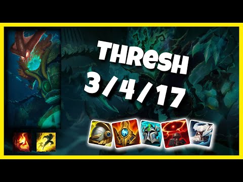 Thresh vs Seraphine KOREAN Challenger SUPPORT (3/4/17) Gameplay Replay - Patch 10.24