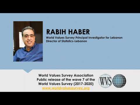 WVS Wave 7 Data Public Launch Talk: Rabih Haber