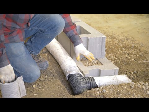 Retaining Wall Drain Pipe Installation Discussion