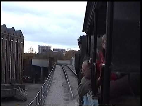 Manchester Science and Industry Museum Railway in November 1998 with 0-4-0 saddle tank No. 1163