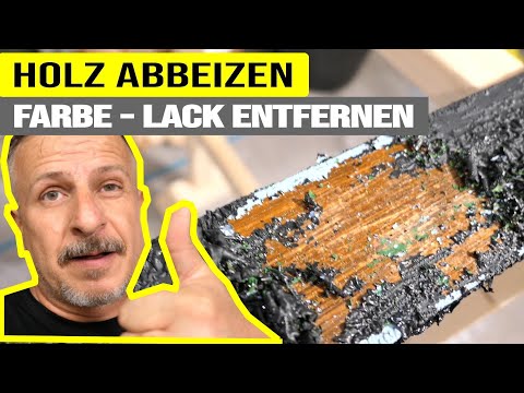 Stripping wood // Removing paint and varnish from wood