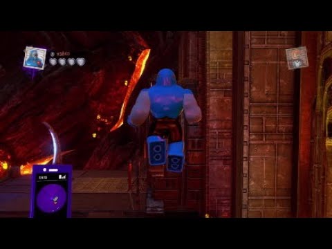Lego DC Super-Villains: 'Hug Hunter' Challenge (All Darkseid Button Locations)