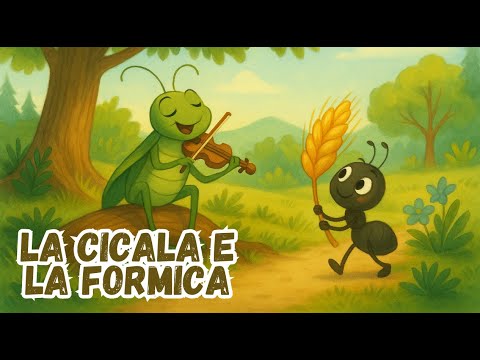 La Cicala e la Formica | Le favole di Esopo | Storie per bambini con morale