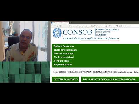 La CONSOB, Beppe Scienza e la moneta bancaria