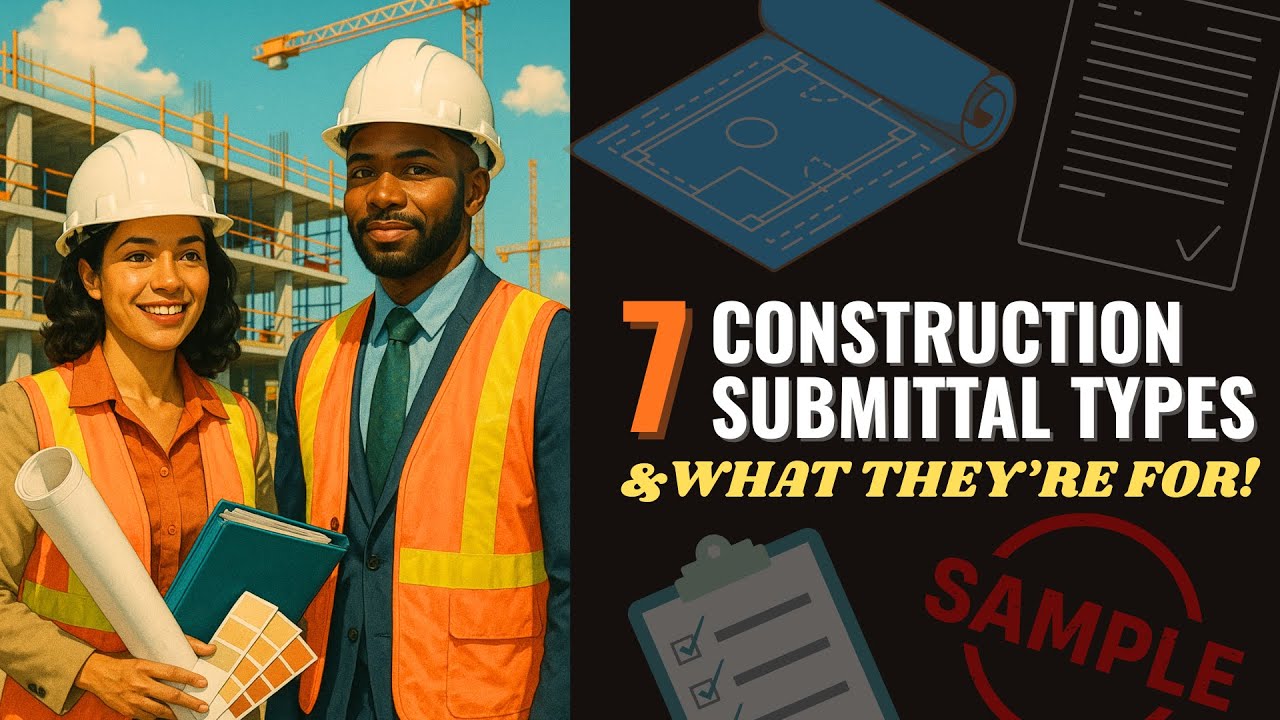 Construction Submittals: 7 Main Types & Their Purpose! [Construction Management For Beginners]
