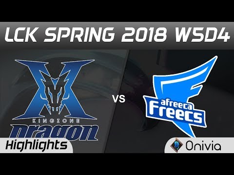 KZ vs AFS Highlights Game 2 LCK Spring 2018 W5D4 KingZone DragonX vs Afreeca Freecs by Onivia