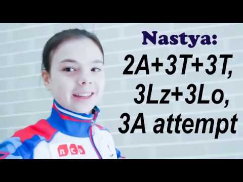 Anastasia TARAKANOVA - 2A+3T+3T, 3Lz+3Lo, 3A practice (02/2019)