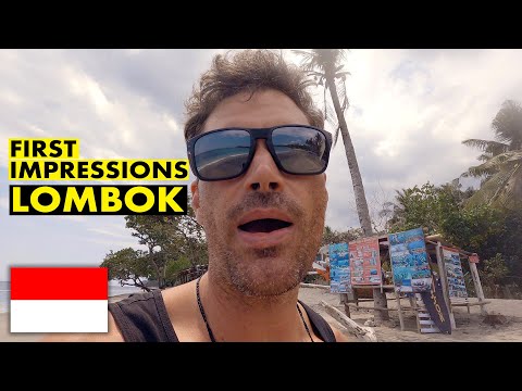 FIRST IMPRESSIONS LOMBOK Senggigi - Indonesia Travel 2022 Vlog #228
