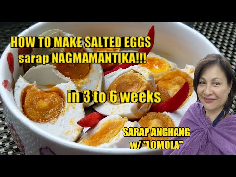 How to Make Salted Eggs Easily - Deliciously Oily in 3 to 6 weeks  | #filipinofood #filipinorecipe