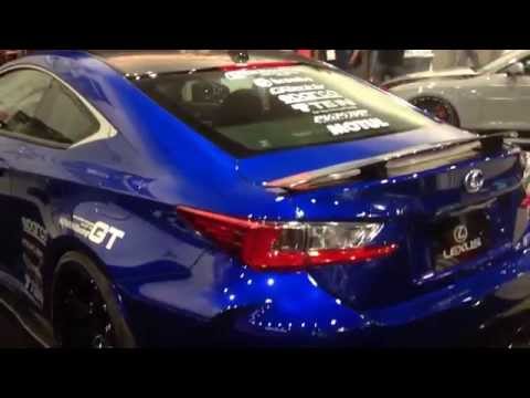 Ultra sonic blue Lexus RCF at SEMA