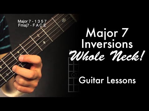 Major 7 Inversions (Whole Neck!)