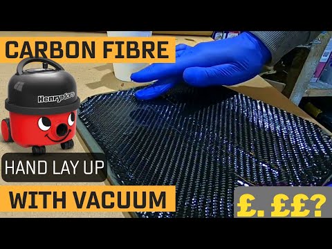 How to make carbon fibre at HOME! DIY [vacuum bag]