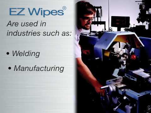 Industrial cleaning wipes for pure, contamination-free welding — EZ Wipes from Aquasol Welding