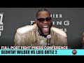 DEONTAY WILDER'S FULL POST FIGHT PRESS CONFERENCE - WILDER VS ORTIZ 2