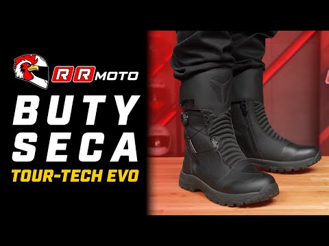SECA TOUR_TECH EVO _ turystyczne buty motocyklowe z membraną, zapięciem ATOP oraz ochraniaczami D3O