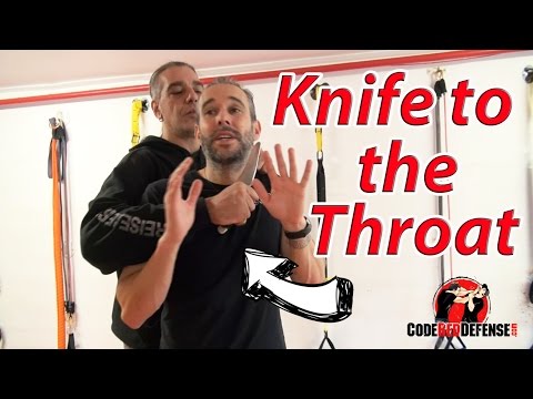 Knife to the Throat Defense from the Back