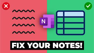 Stop Taking Unstructured Notes – Use OneNote Tables