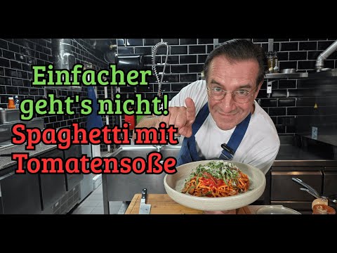 Spaghetti mit Tomatensauce in Rekordzeit! Einfach & super lecker