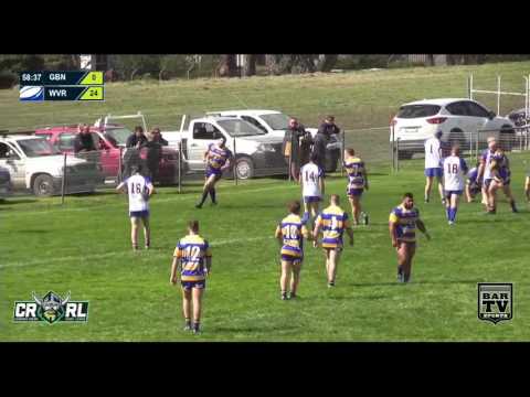 #Highlights CRRL 2017 - Reserve Grade - Goulbourn Workers Bulldogs VS Woden Valley Rams