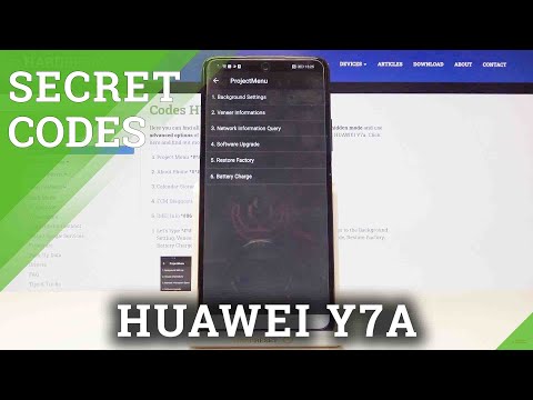 Secret Codes on HUAWEI Y7A - Hidden Modes / Testing Menu