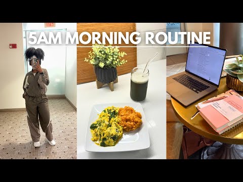 5AM MORNING ROUTINE 🌱 Healthy Habits That Changed My Life