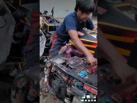 MOTOR UNIK RAKITAN | TAPI RIBET #funny #memes #motorcycle #motorantik #motorbike #motorrakitan