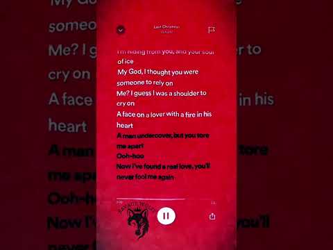 Last Christmas - Wham (Lyrics) "Last Christmas I Gave You My Heart"  #lyrics #music #spotify #shorts