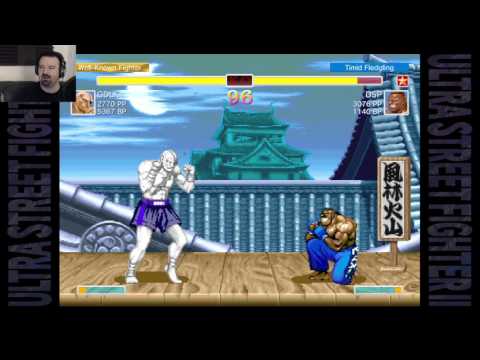 Ultra Street Fighter 2 1st Online MP pt55 - Going Classic Mode! Laggy Sagat Battle