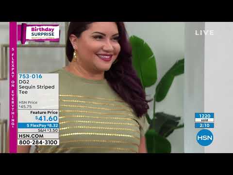 HSN | Fashion Fridays with DG2 by Diane Gilman Celebration 07.02.2021 - 10 PM