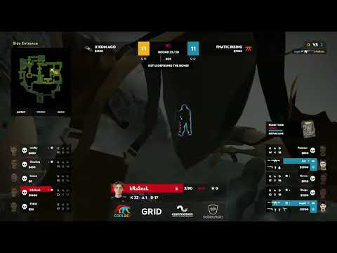 CS:GO | [EN] x-kom AGO vs. Fnatic Rising   Main Swiss Stage game csgo top moments