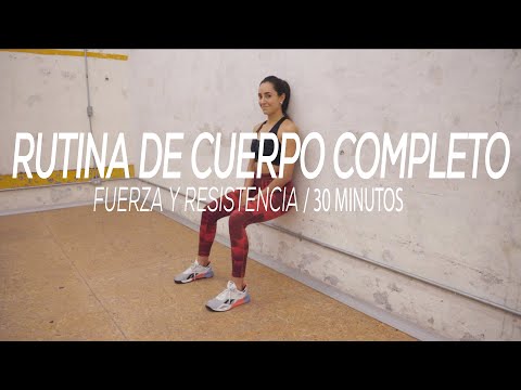 Trabajo de cuerpo completo enfocado en fuerza y resistencia | 30 Minutos // Paola Zurita