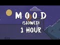 Mood - feat. salem ilese [1 Hour]  (Slowed)