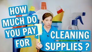 How Much Do You Spend Annually on Cleaning Supplies?
