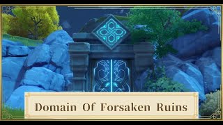 CLEAR DUNGEON LUCKY ENCOUNTER IN THE CLOUDS OR DOMAIN OF FORSAKEN RUINS GENSHIN IMPACT