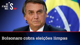 Bolsonaro denuncia ameaças à Constituição e afirma que voto auditável é garantia da democracia