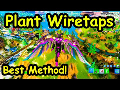 Plant Wiretaps to Monitor IO communications Location! 🤩 Fortnite Resistance week 5! XP Quests