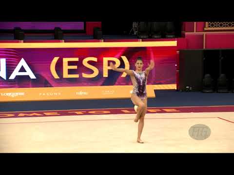 BEREZINA Polina (ESP) - 2019 Rhythmic Worlds, Baku (AZE) - Qualifications Ball